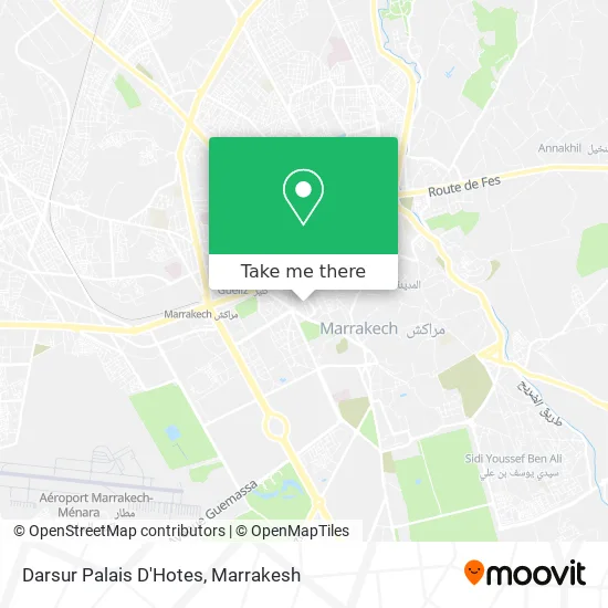 Darsur Palais D'Hotes plan