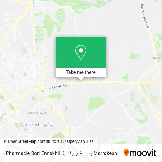 Pharmacie Borj Ennakhil صيدلية برج النخيل plan