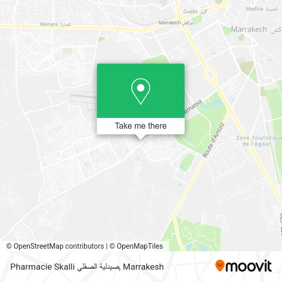 Pharmacie Skalli صيدلية الصقلي map