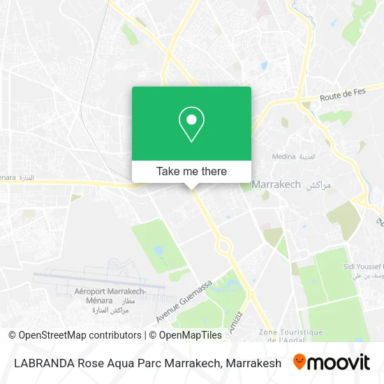 LABRANDA Rose Aqua Parc Marrakech plan
