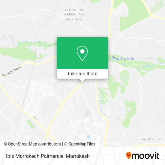 Ibis Marrakech Palmeraie plan