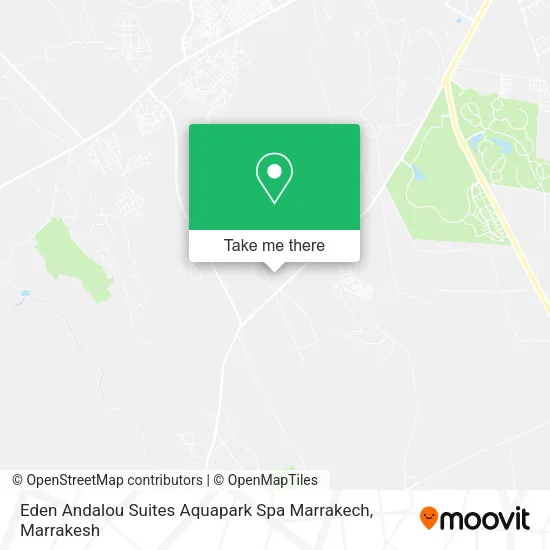 Eden Andalou Suites Aquapark Spa Marrakech map