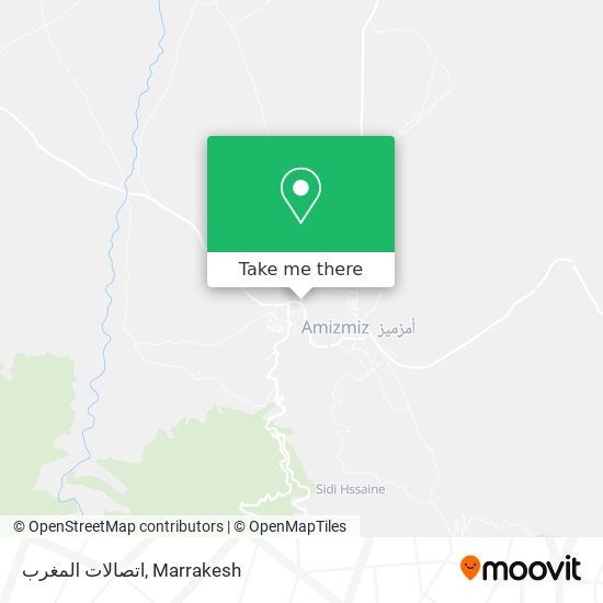 اتصالات المغرب map