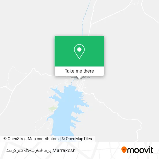 بريد المغرب-لالة تاكركوست map