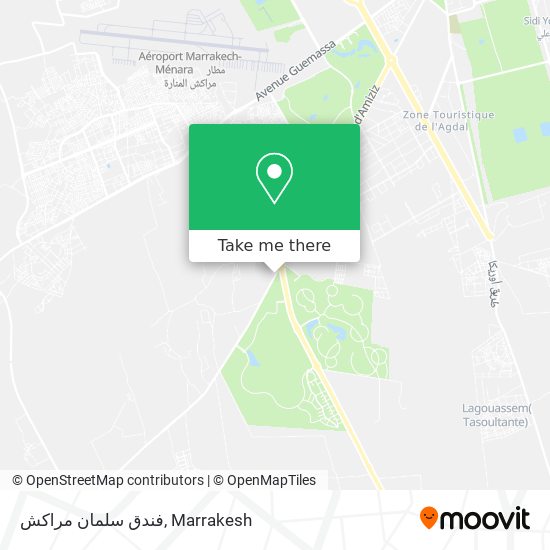 فندق سلمان مراكش map