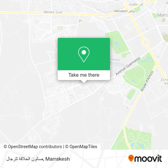 صالون الحلاقة للرجال plan
