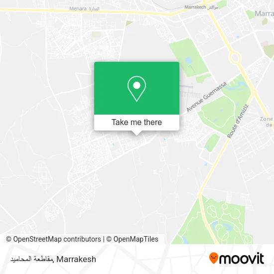مقاطعة المحاميد map
