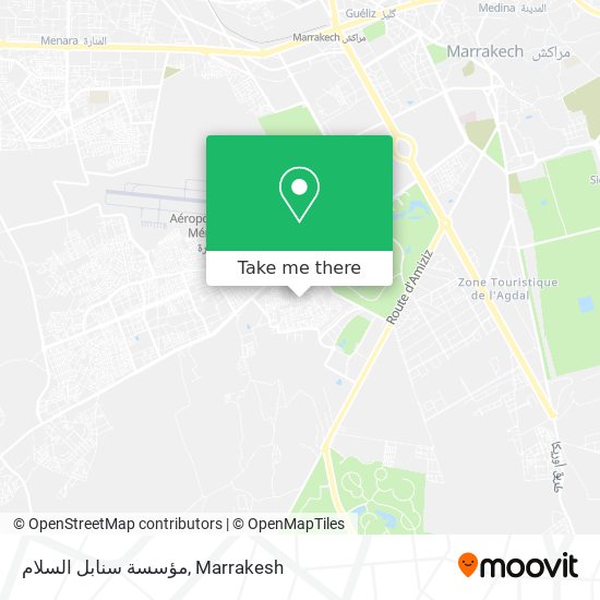 مؤسسة سنابل السلام map