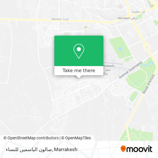 صالون الياسمين للنساء map