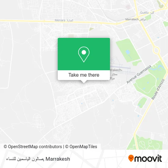 صالون الياسمين للنساء map