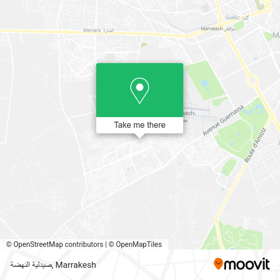 صيدلية النهضة map