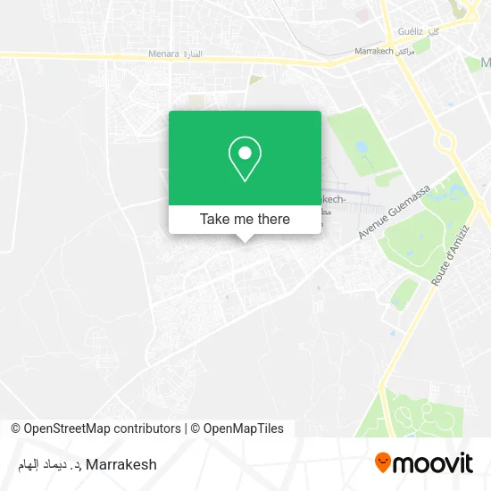 د. ديماد إلهام map