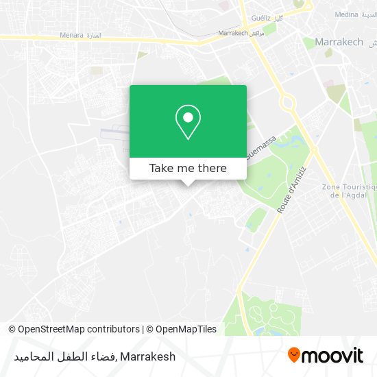 فضاء الطفل المحاميد map