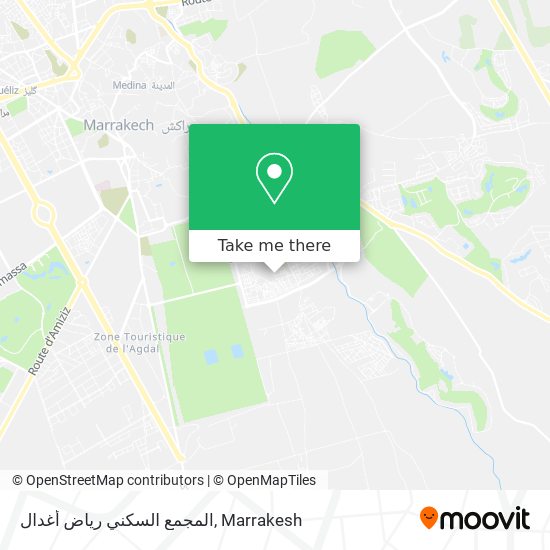 المجمع السكني رياض أغدال map