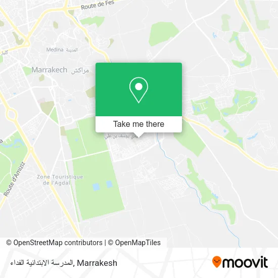 المدرسة الابتدائية الفداء plan