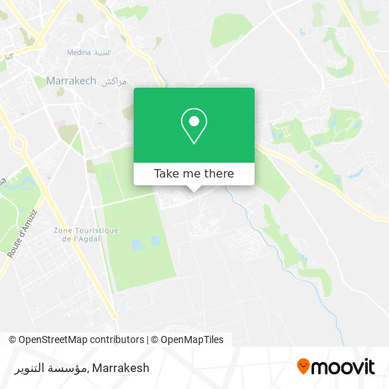 مؤسسة التنوير map