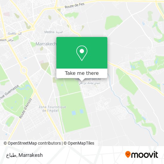 طباخ map