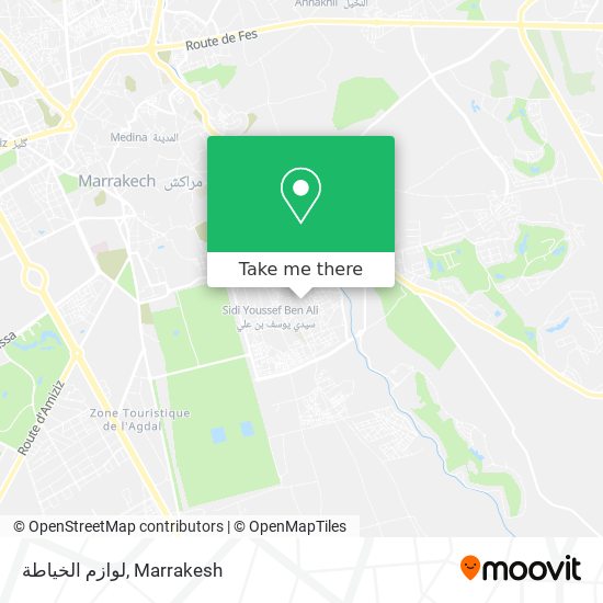 لوازم الخياطة map