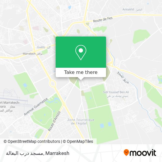 مسجد درب البغالة map