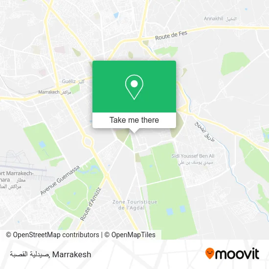 صيدلية القصبة plan