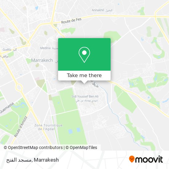 مسجد الفتح map