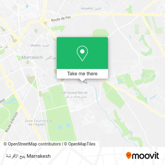 بيع الأفرشة map