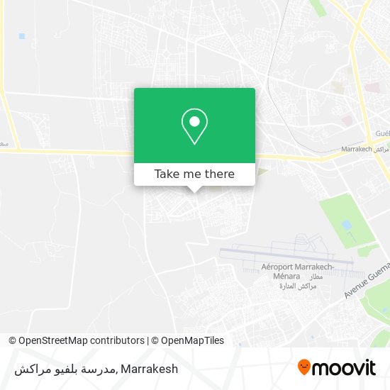 مدرسة بلفيو مراكش map