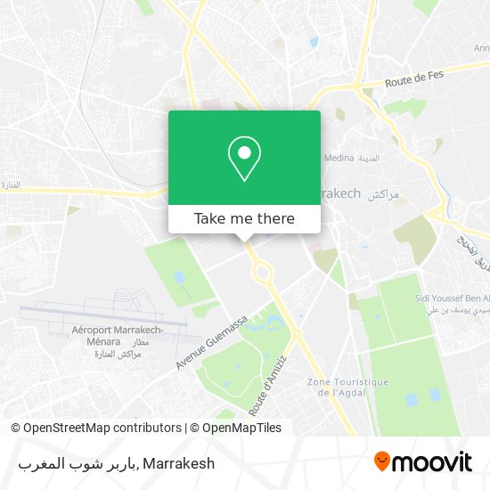 باربر شوب المغرب map