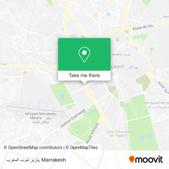 باربر شوب المغرب map