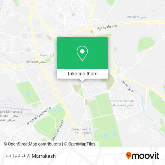كراء السيارات plan