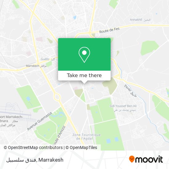 فندق سلسبيل map