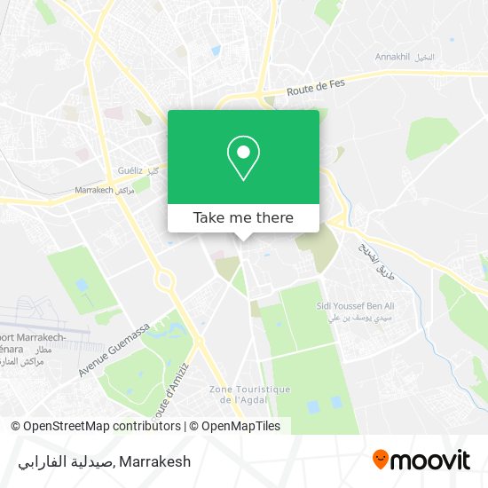 صيدلية الفارابي map