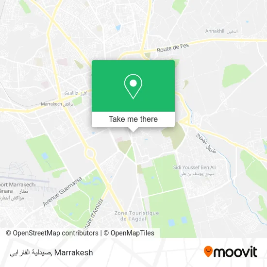 صيدلية الفارابي map