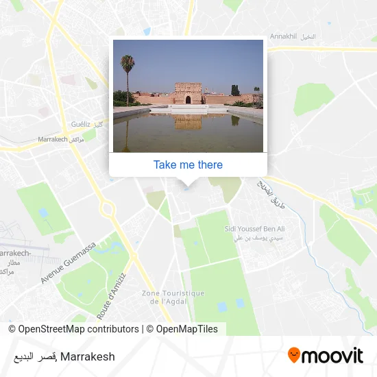 قصر البديع plan