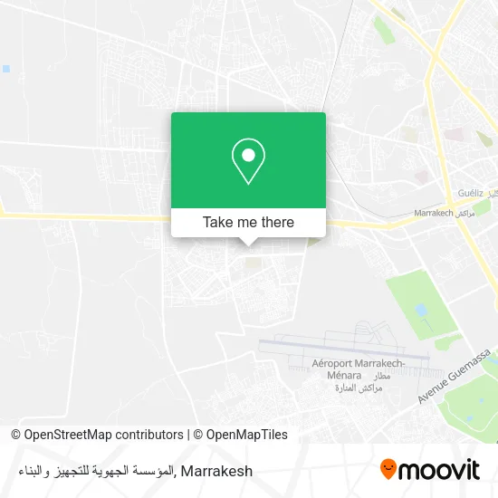 المؤسسة الجهوية للتجهيز والبناء plan