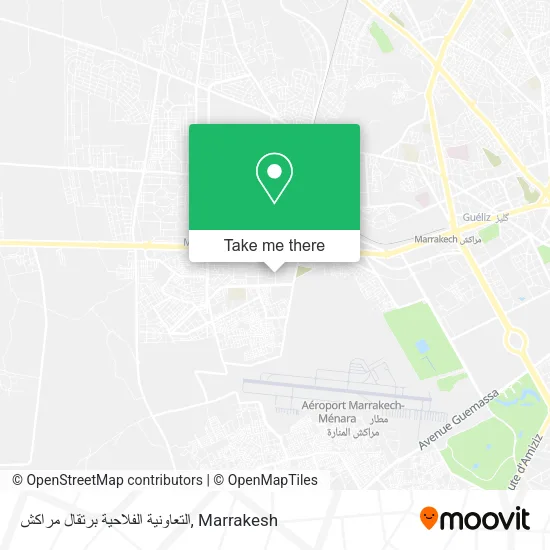 التعاونية الفلاحية برتقال مراكش plan