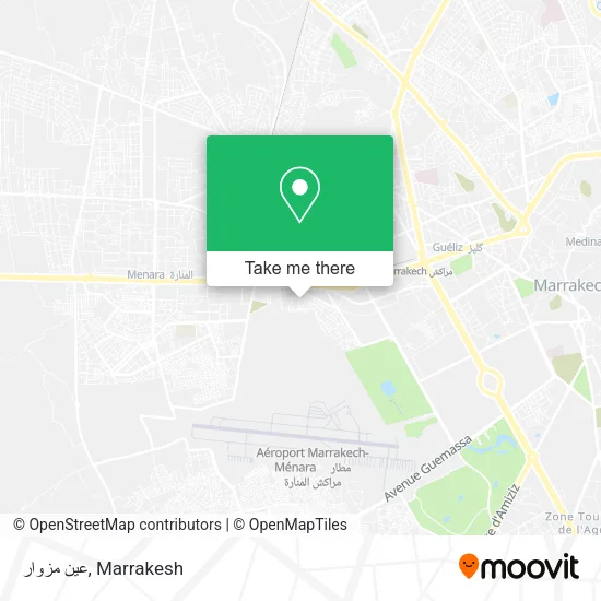 عين مزوار map