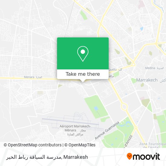 مدرسة السياقة رباط الخير map