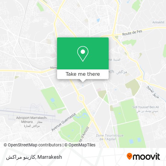 كازينو مراكش map