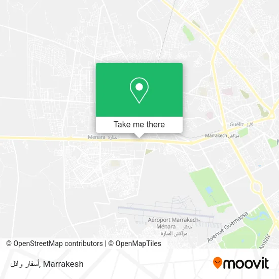 أسفار وائل map