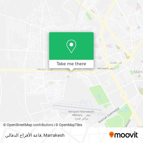 قاعة الأفراح الدفالي map