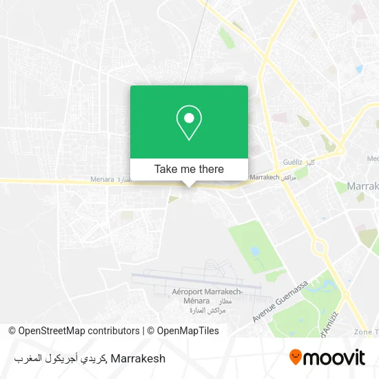 كريدي أجريكول المغرب map