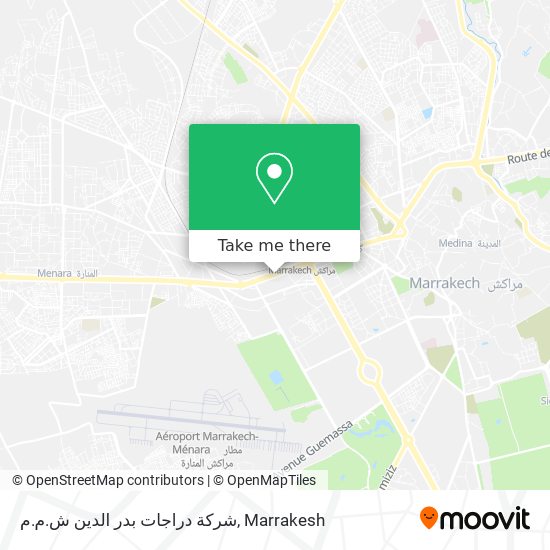 شركة دراجات بدر الدين ش.م.م map