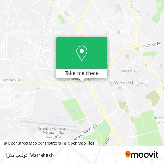 توليب بلازا map