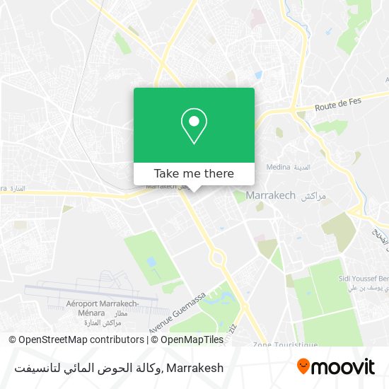 وكالة الحوض المائي لتانسيفت map