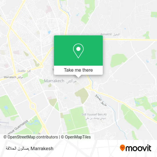 صالون الحلاقة map