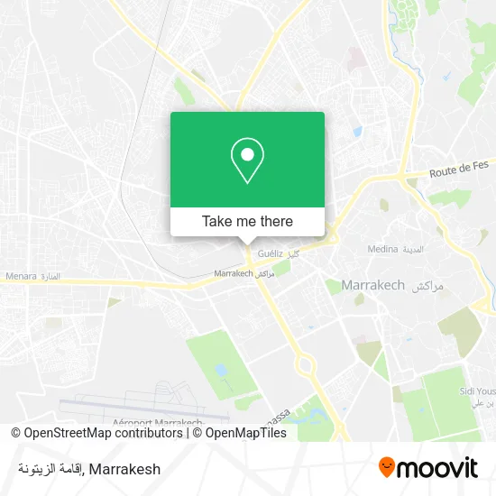 إقامة الزيتونة plan
