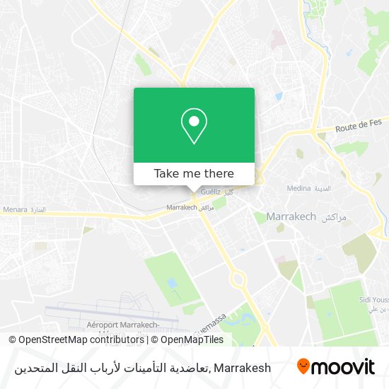 تعاضدية التأمينات لأرباب النقل المتحدين map