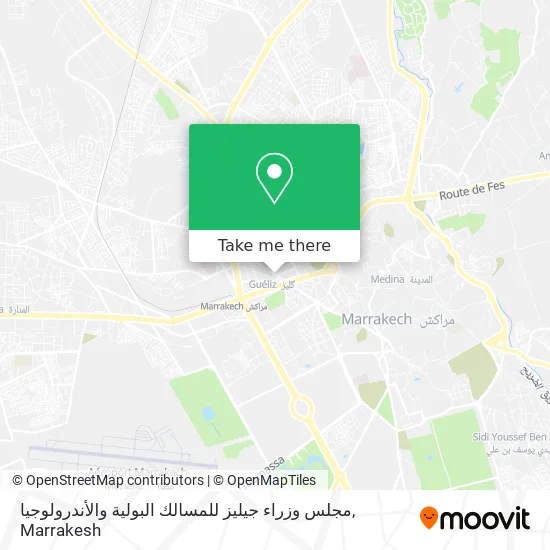 مجلس وزراء جيليز للمسالك البولية والأندرولوجيا map