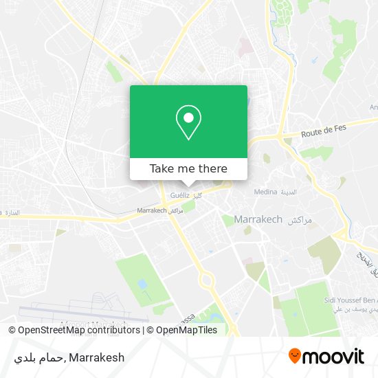 حمام بلدي map